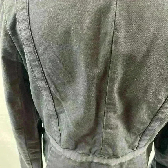 Ann Taylor LOFT Women’s Jacket Cropped Blue Size 8 One Button - Picture 4 of 5